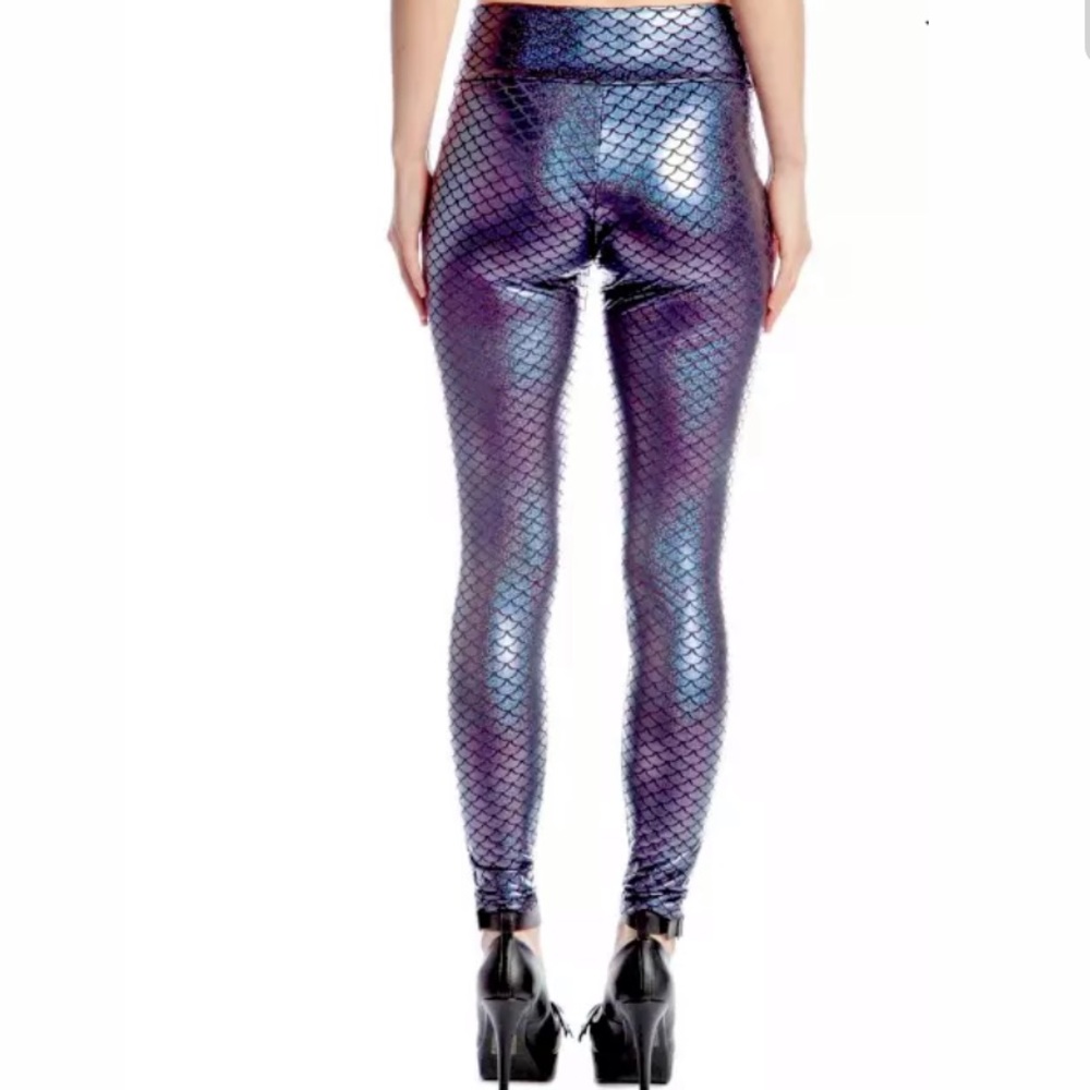 NWT KILLSTAR Skyla Mermaid Leggings Goth Punk - Picture 2 of 6